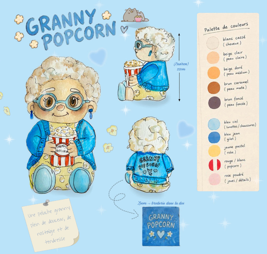 Grannypopcorn Plushie