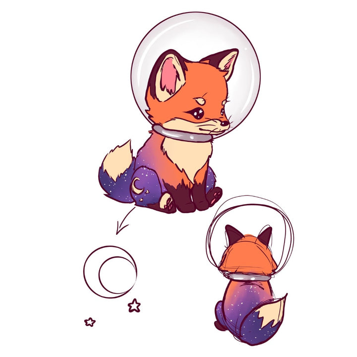 Comet the Space Fox Plush