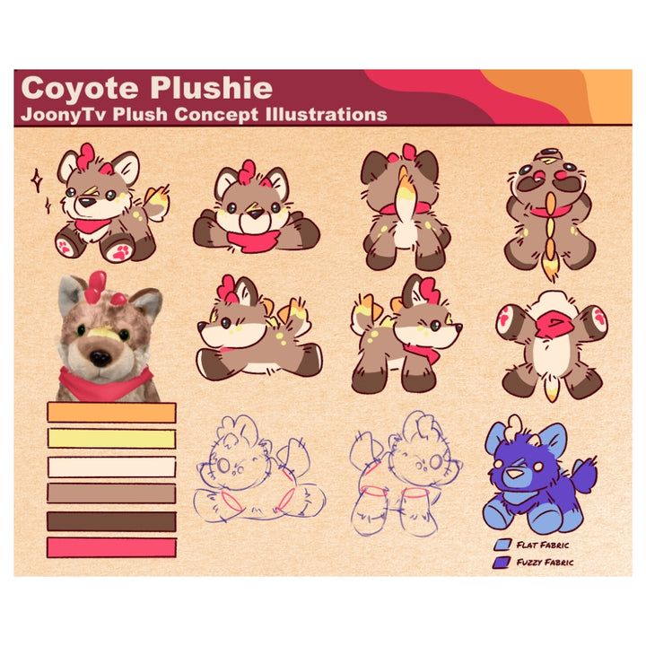 Coyote Plushie