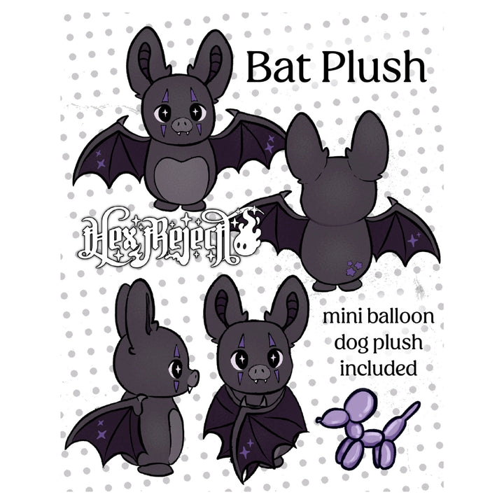 Cute Circus Bat Hexling Plush