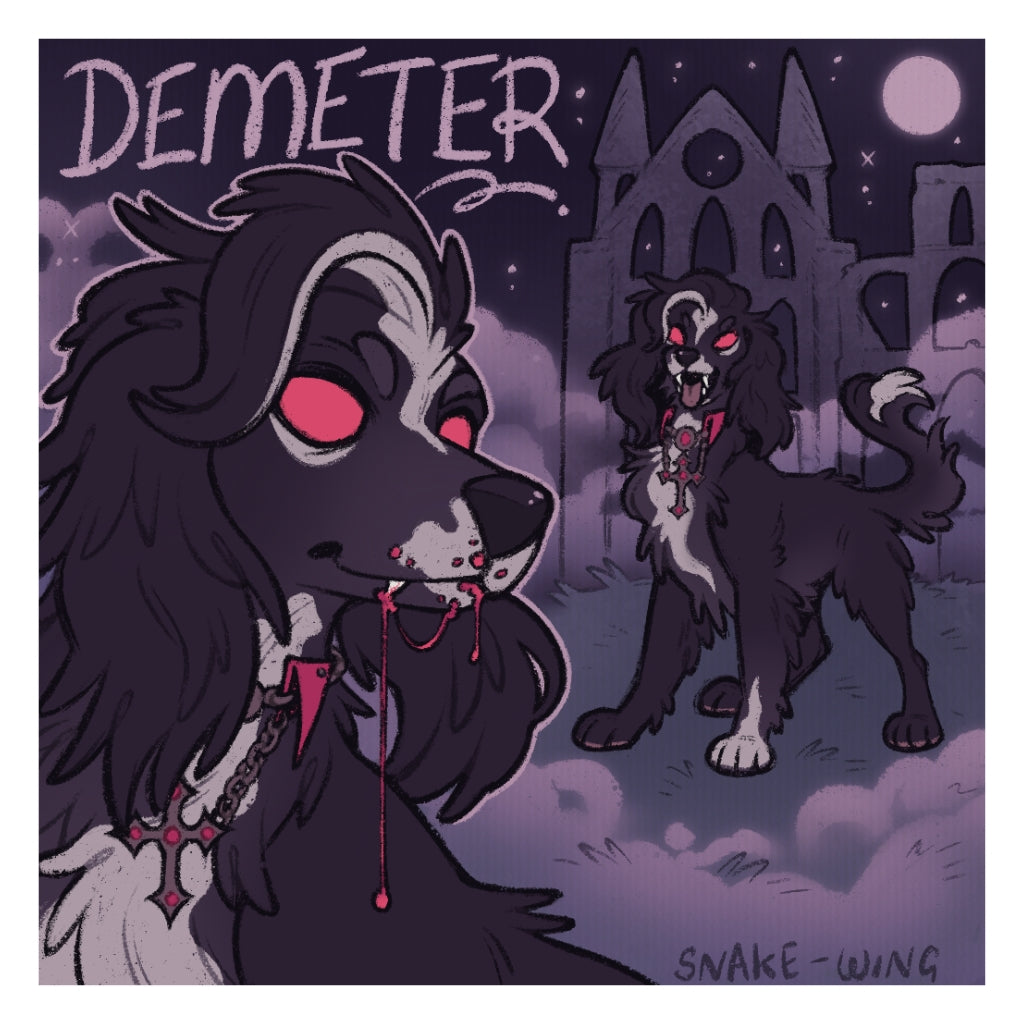 Demeter the Vampire Dog Plush