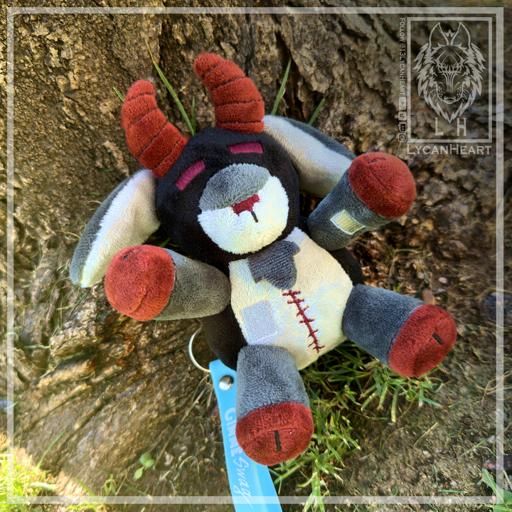 Jeff the Goat Plush Keychain