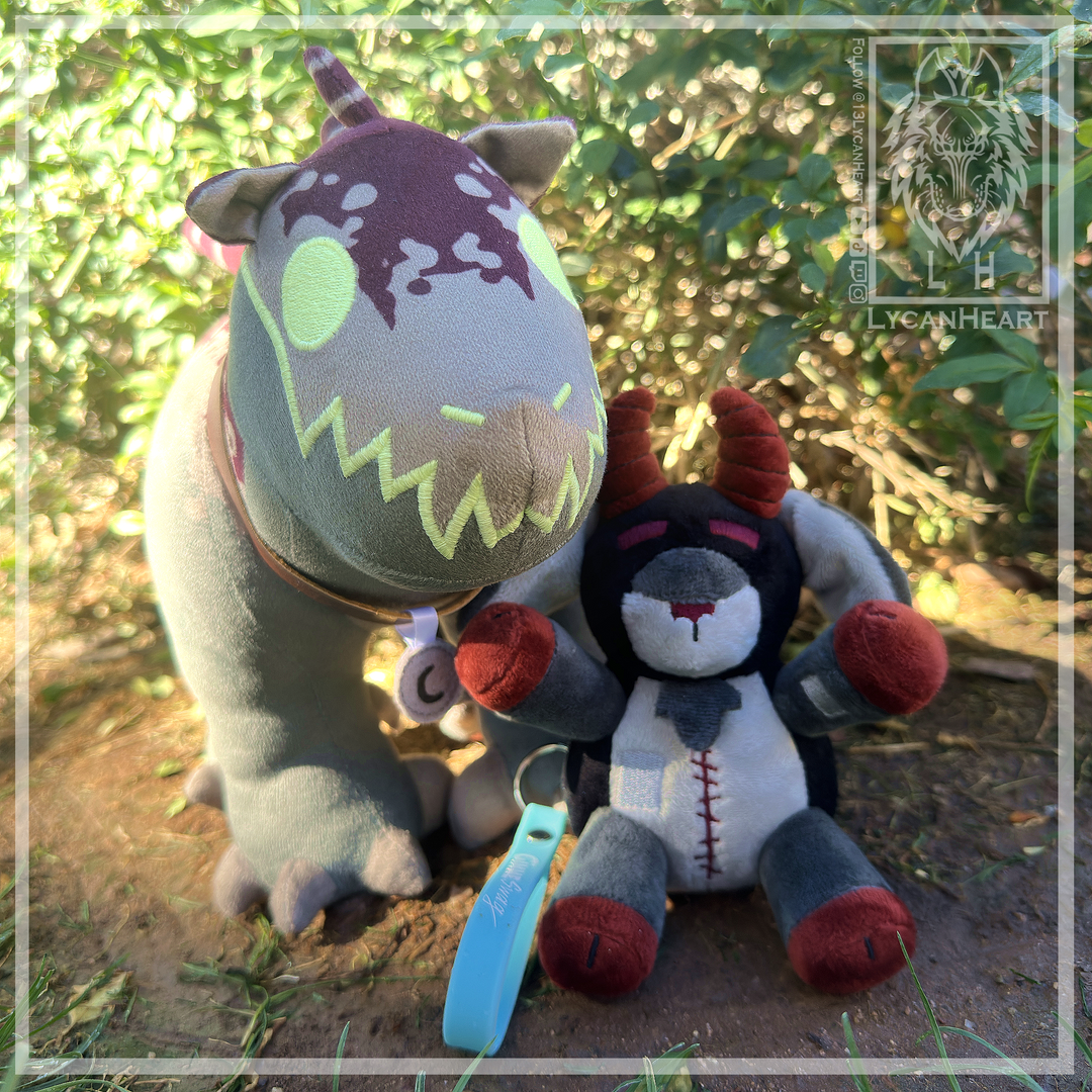 Jeff the Goat Plush Keychain