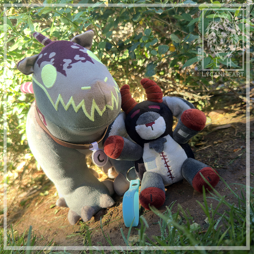 Jeff the Goat Plush Keychain