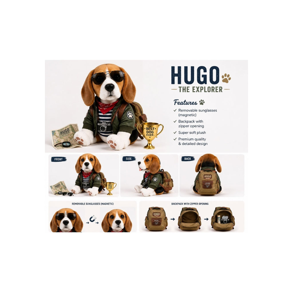 HUGO the Explorer Plush