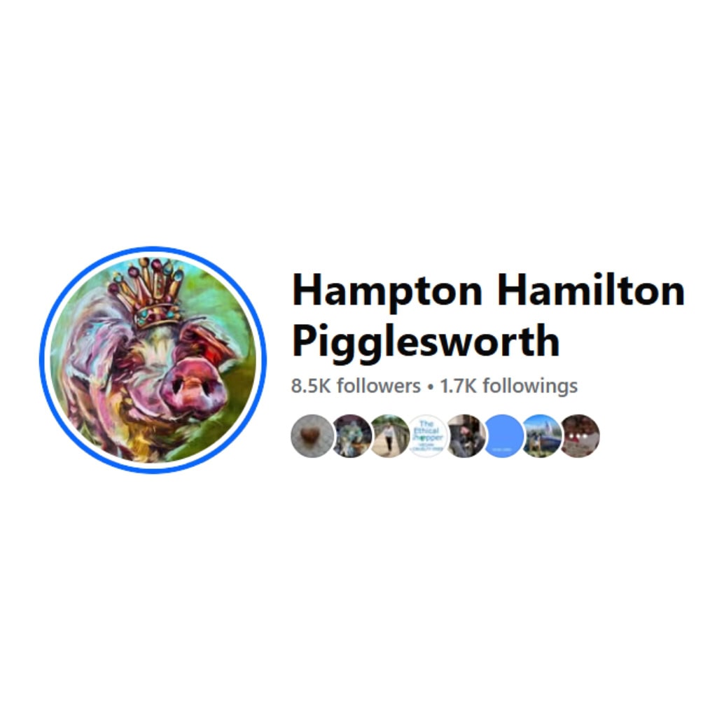 Hampton Hamilton Pigglesworth King of Kindness Plush