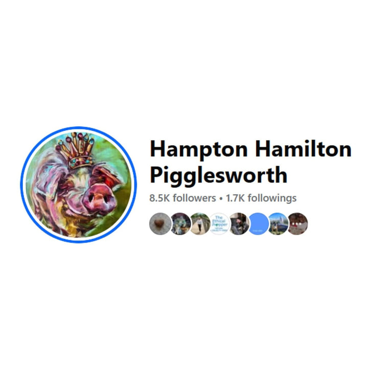 Hampton Hamilton Pigglesworth King of Kindness Plush