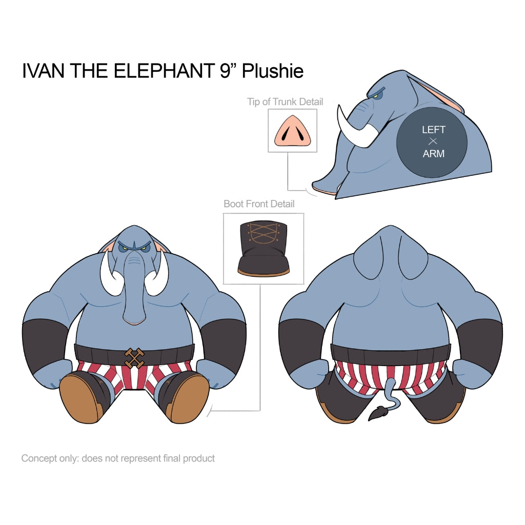 Ivan The Elephant Plush