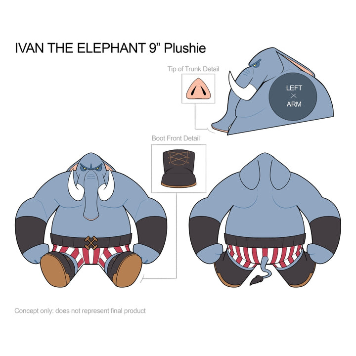 Ivan The Elephant Plush