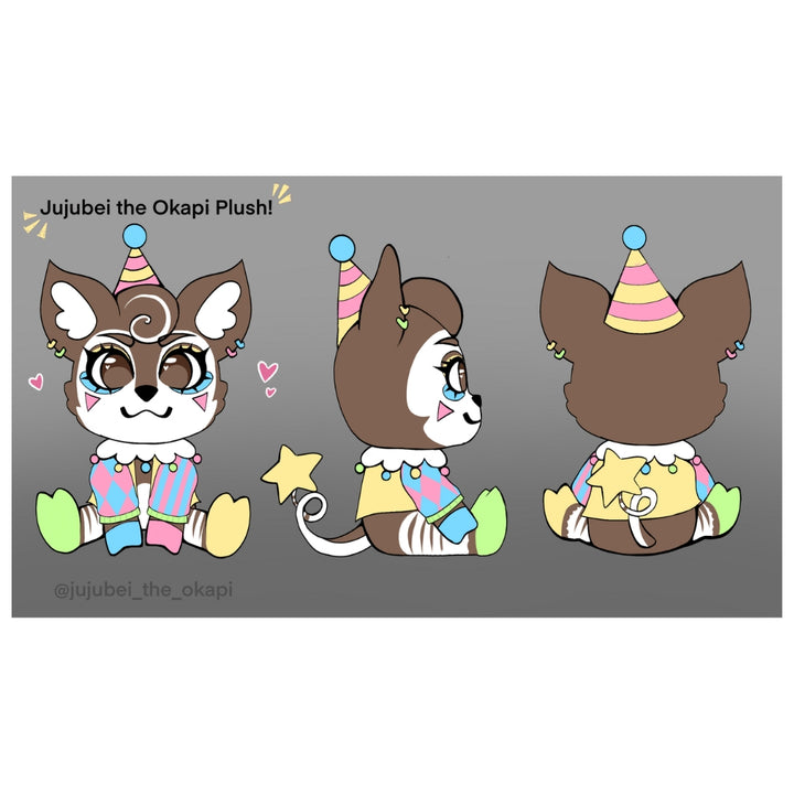 Jujubei the Okapi Plush!