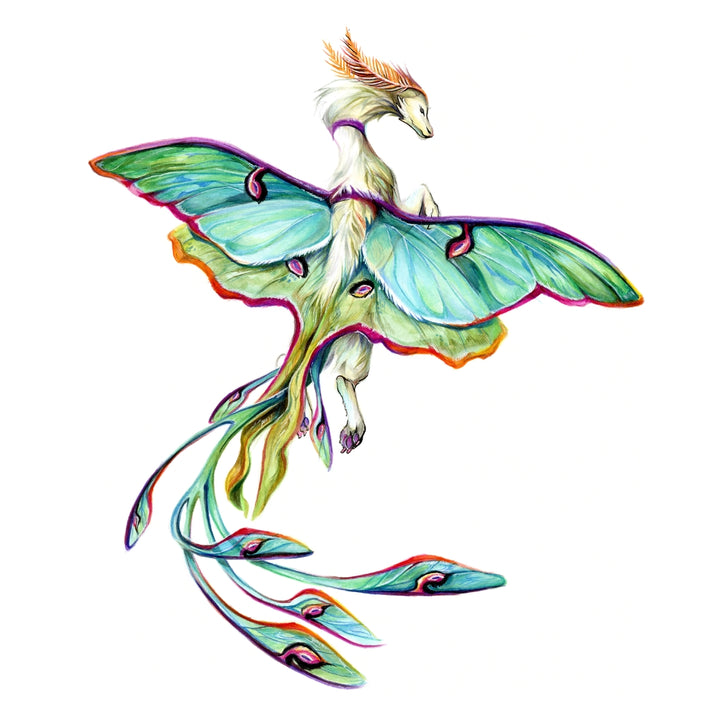 Luna Moth Dragon Plush