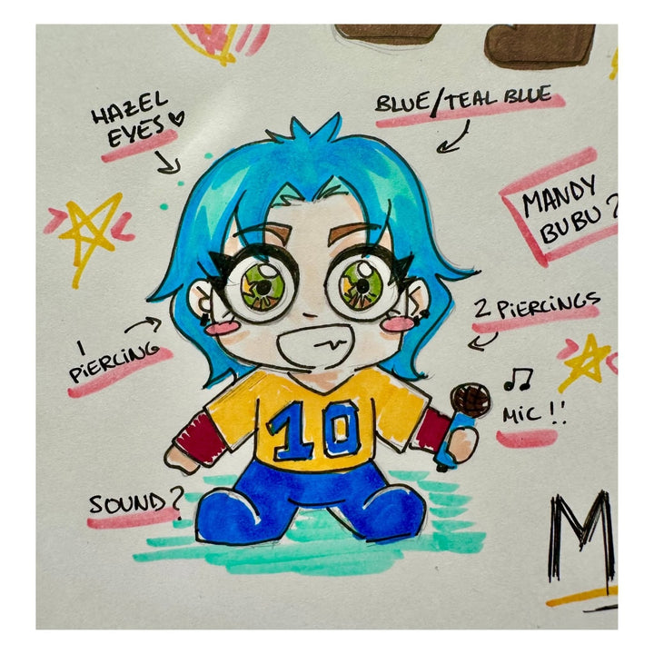 MANDY B. BLUE 10th Anniversary Plush