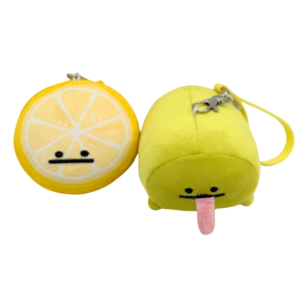 Mini Ferg Tongue-Out + Lemon Keychain Bundle