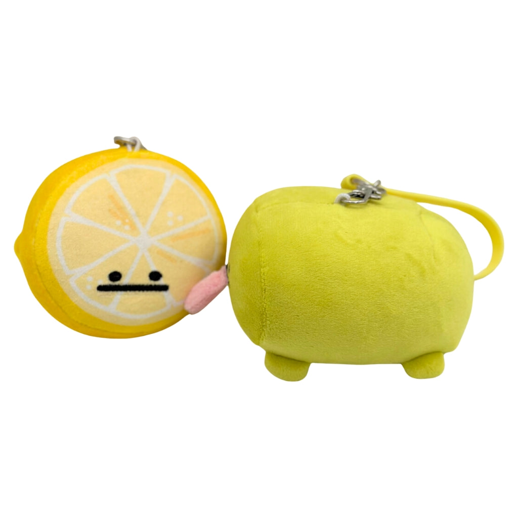 Mini Ferg Tongue-Out + Lemon Keychain Bundle