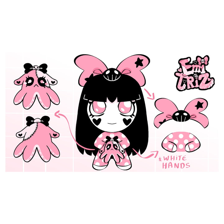 Pelúcia Emitriz e Trixy // Emitriz and Trixy Plush