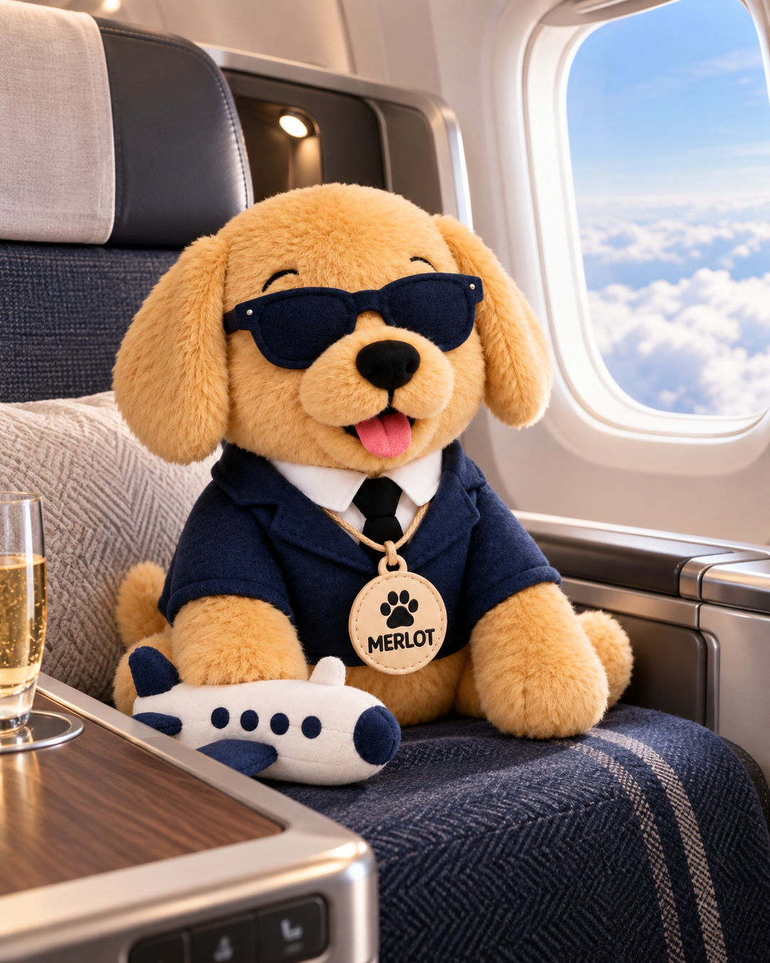 Merlot The Goldie Plush