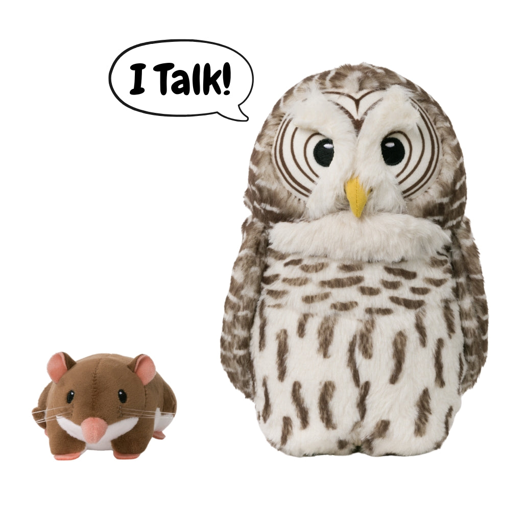 Pierce the Barred Owl Plush - With Sounds! – Gimme Swag