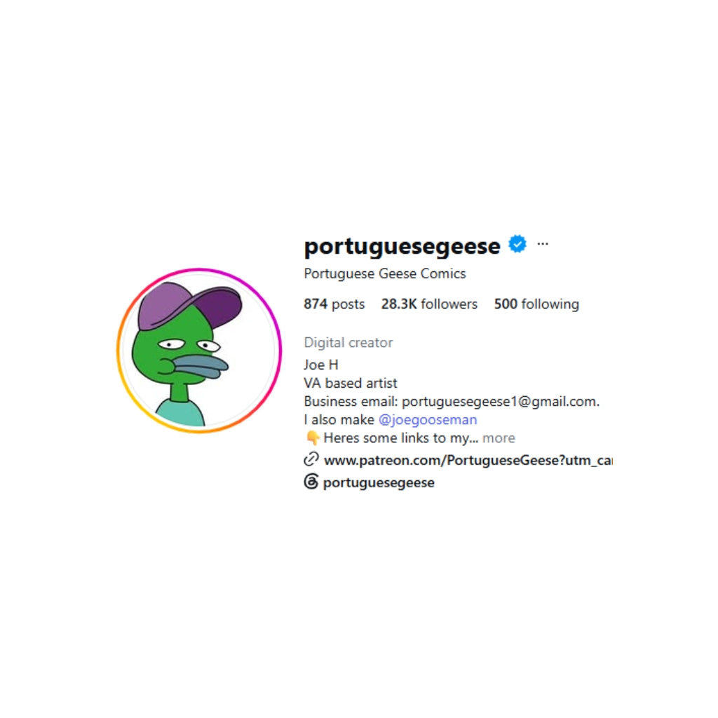Portuguese Geese Gooseman Plush