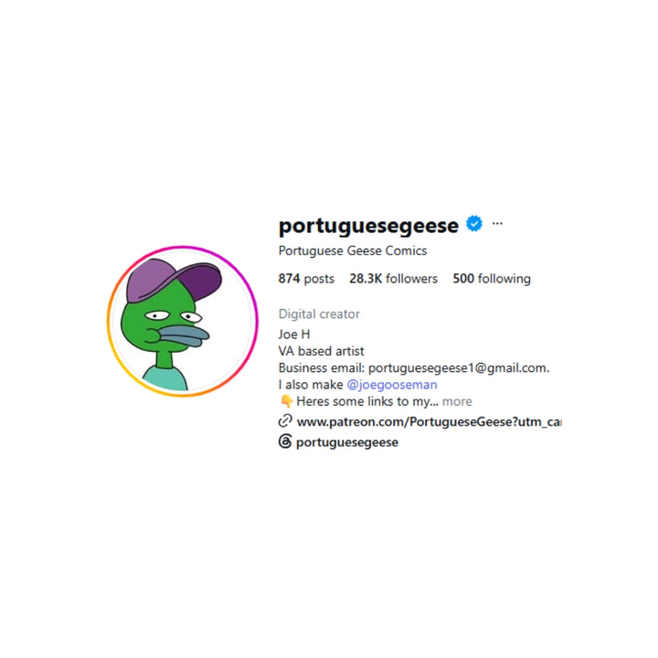 Portuguese Geese Gooseman Plush