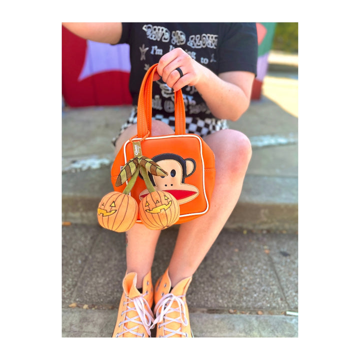 Pumpkin Cherries Bag Charm