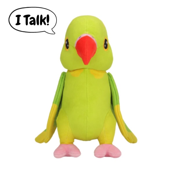 Ricco "The Green Pied Parrot" Talking Plush 2.0