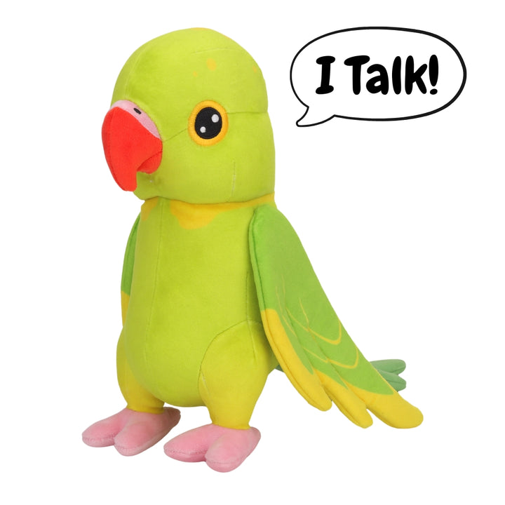 Ricco "The Green Pied Parrot" Talking Plush 3.0