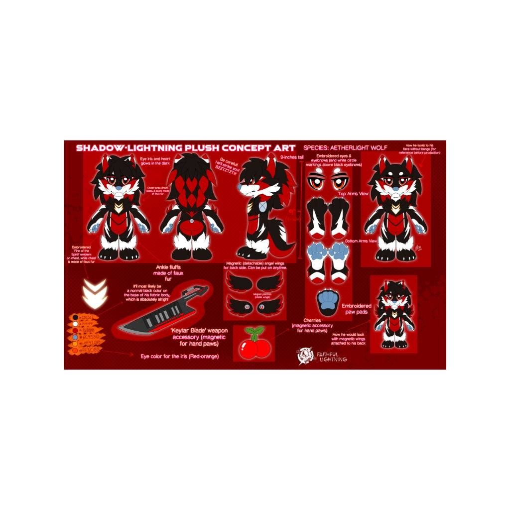Shadow-Lightning Plushie