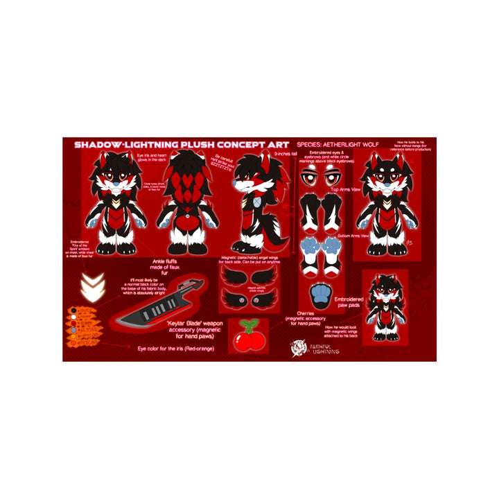 Shadow-Lightning Plushie