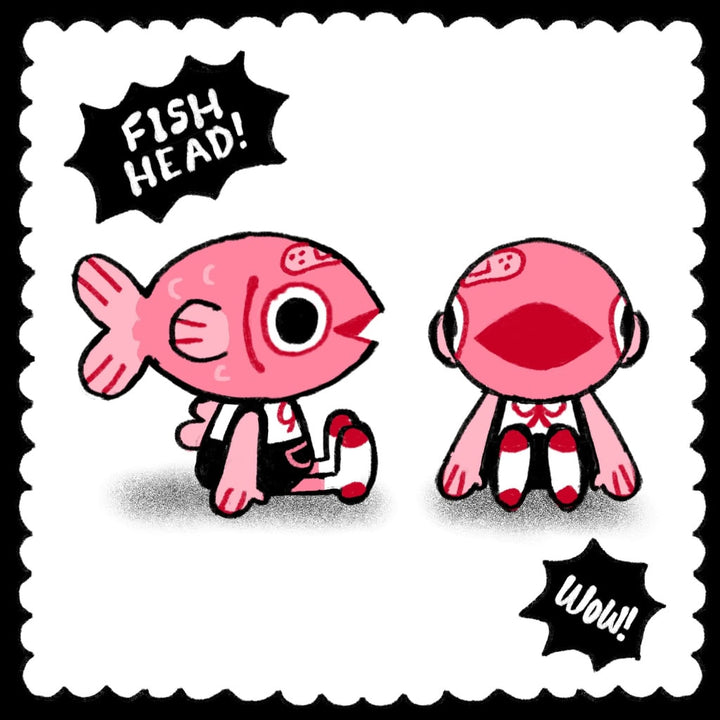 Fish Head Plush