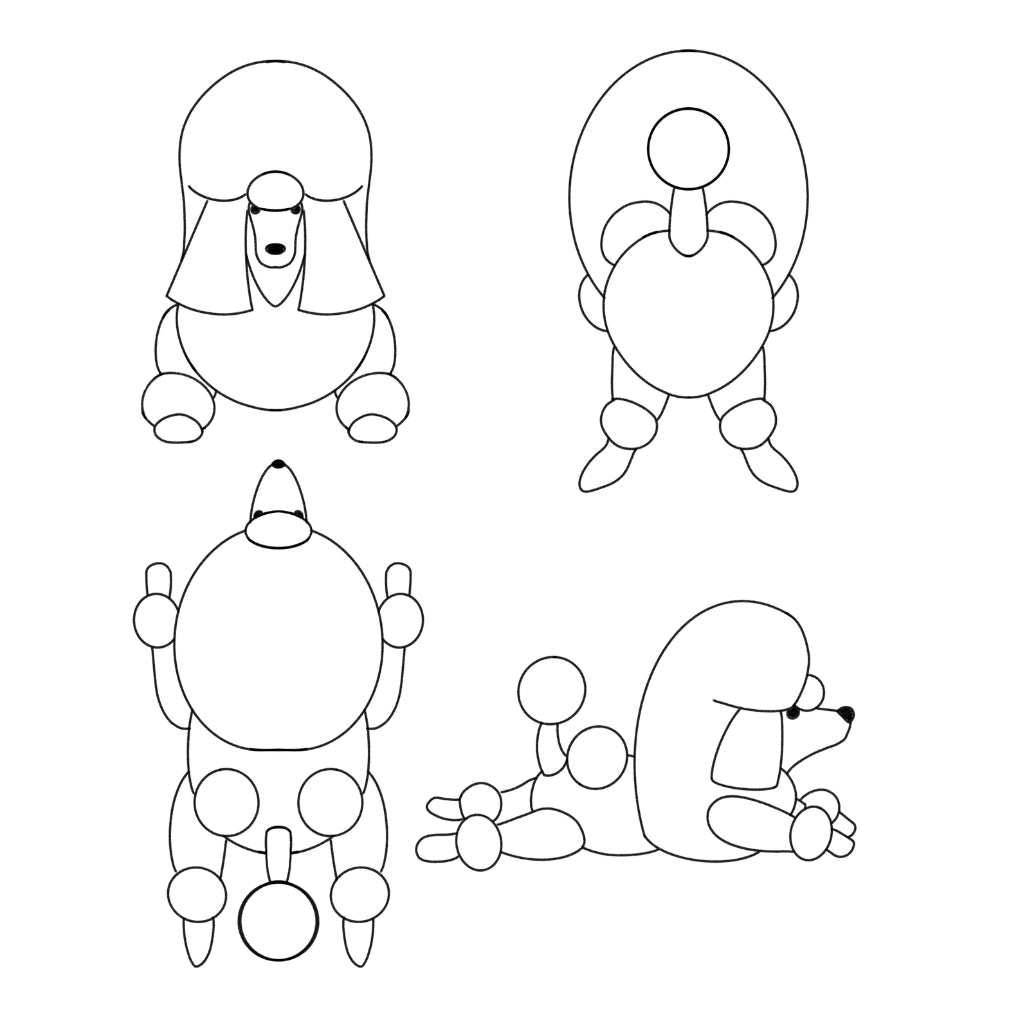 Show Poodle Plushie