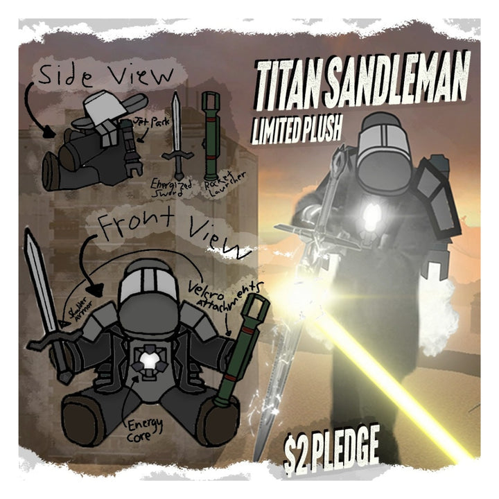 Titan Sandleman Plushie