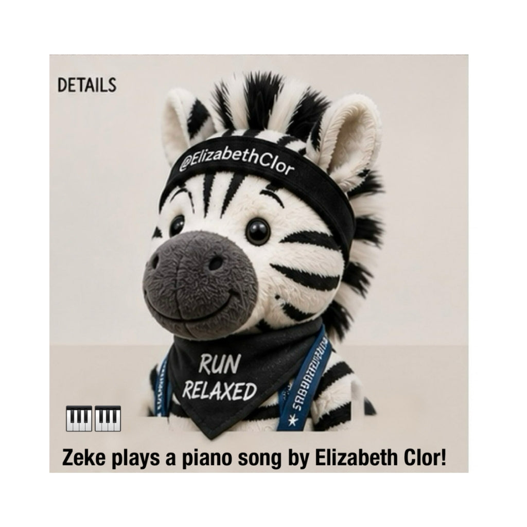 Zeke the Zippy Zebra Plush