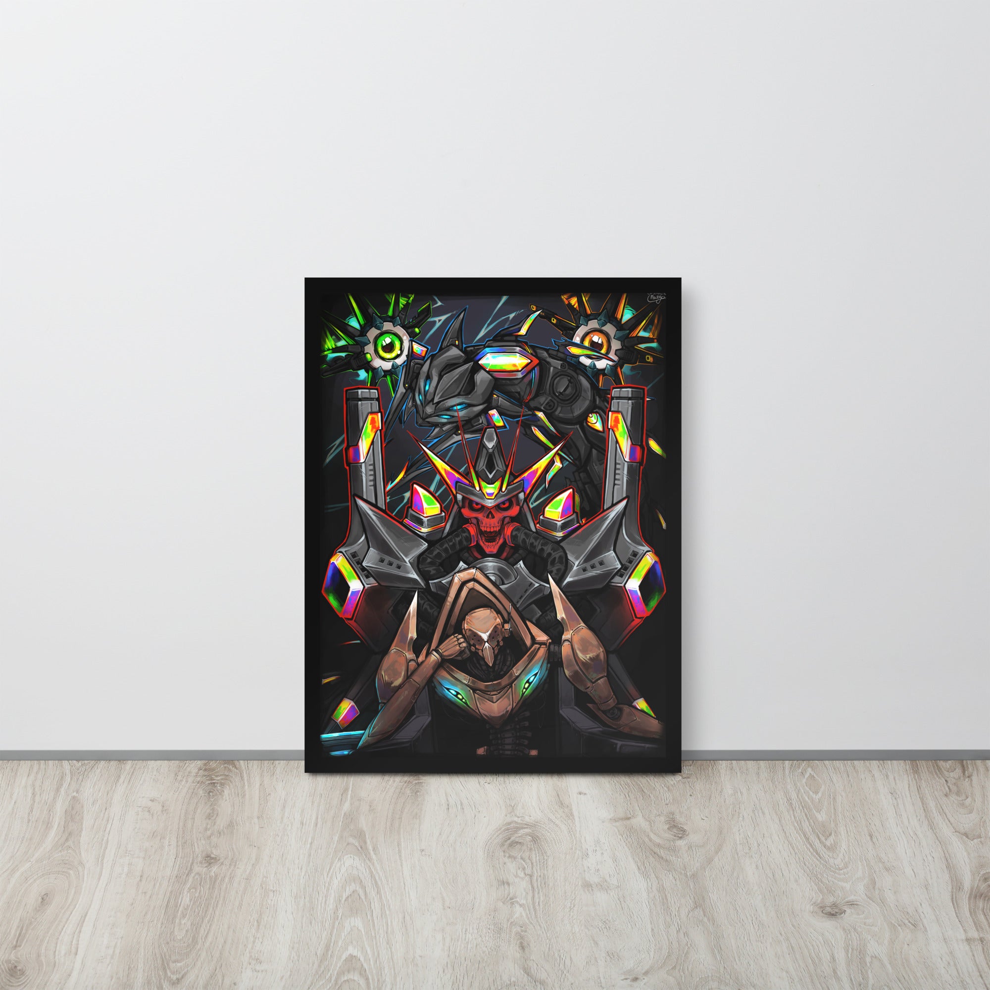 Exo Mechs Framed Poster - Matte – Gimme Swag
