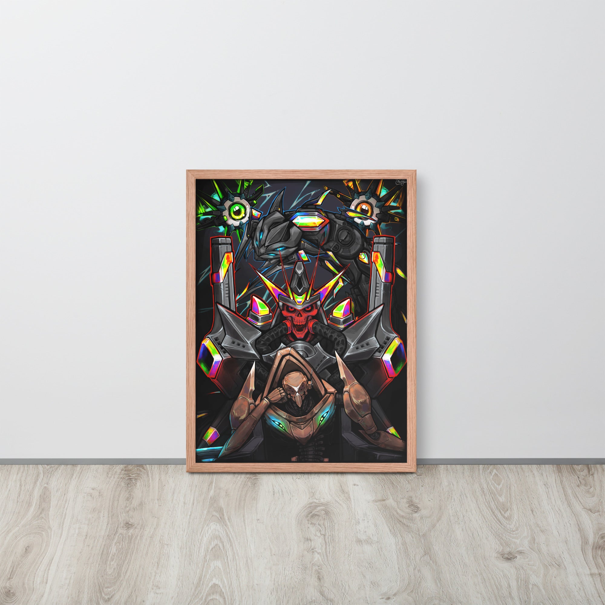 Exo Mechs Framed Poster - Matte – Gimme Swag