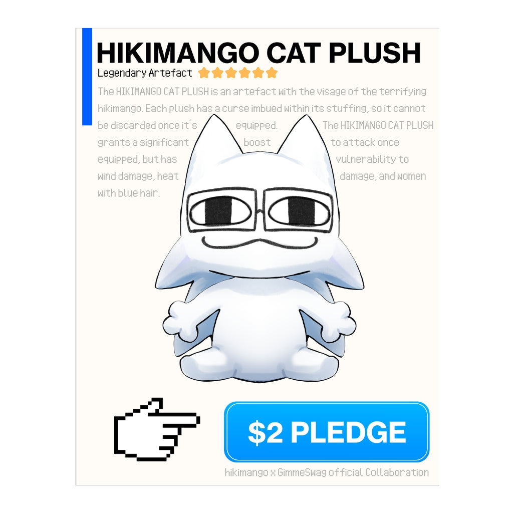 hikimango Cat Plush
