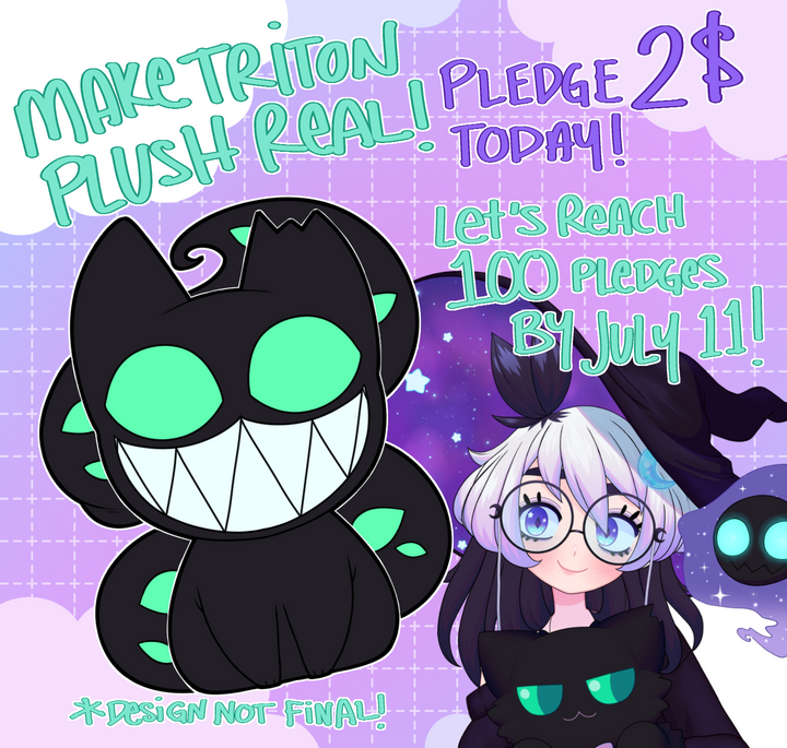 Void Cat Triton Plush